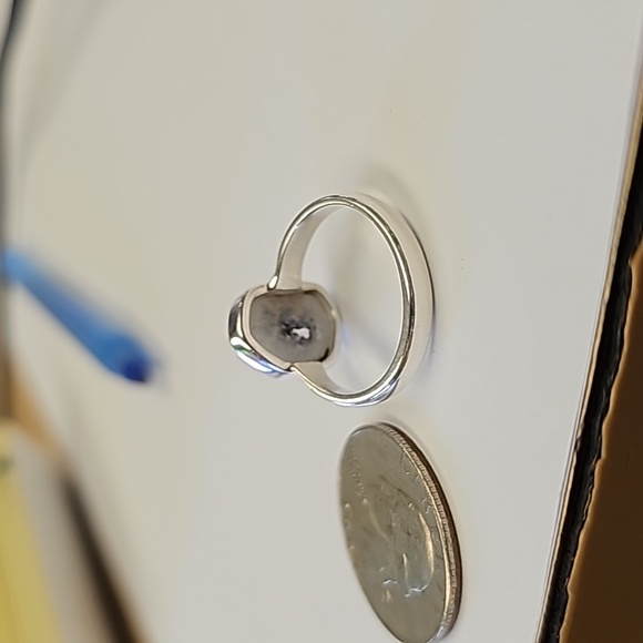 Cacoxnite sterling silver Ring size 9. New - Picture 6 of 8